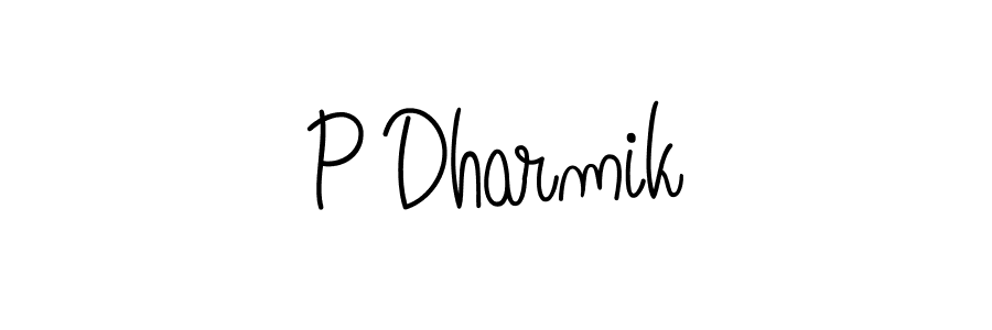 Once you've used our free online signature maker to create your best signature Angelique-Rose-font-FFP style, it's time to enjoy all of the benefits that P Dharmik name signing documents. P Dharmik signature style 5 images and pictures png