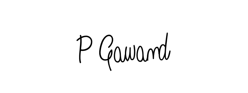 if you are searching for the best signature style for your name P Gawand. so please give up your signature search. here we have designed multiple signature styles  using Angelique-Rose-font-FFP. P Gawand signature style 5 images and pictures png