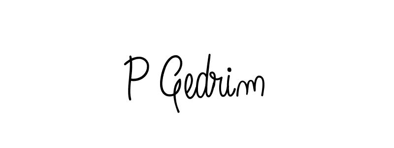 Best and Professional Signature Style for P Gedrim. Angelique-Rose-font-FFP Best Signature Style Collection. P Gedrim signature style 5 images and pictures png