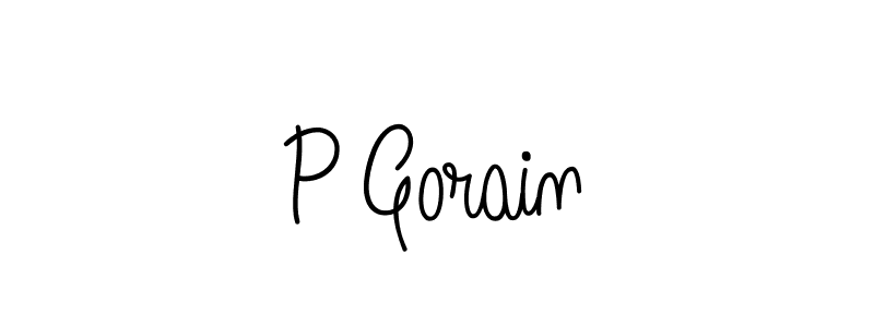 How to Draw P Gorain signature style? Angelique-Rose-font-FFP is a latest design signature styles for name P Gorain. P Gorain signature style 5 images and pictures png