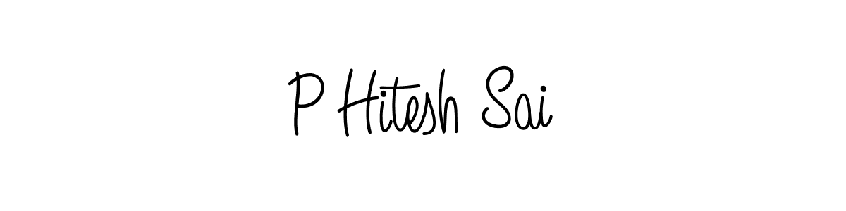 Make a beautiful signature design for name P Hitesh Sai. Use this online signature maker to create a handwritten signature for free. P Hitesh Sai signature style 5 images and pictures png