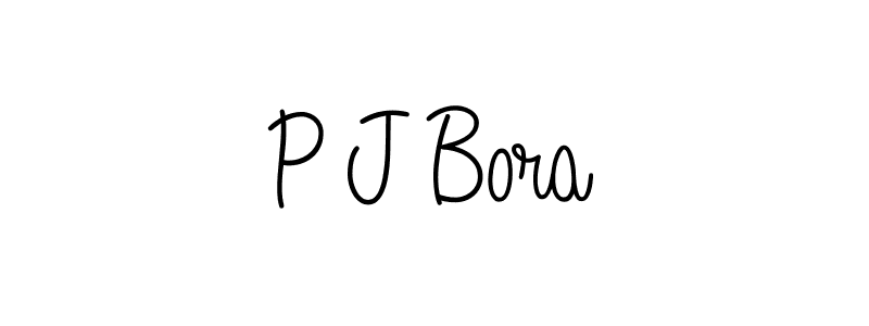 Make a short P J Bora signature style. Manage your documents anywhere anytime using Angelique-Rose-font-FFP. Create and add eSignatures, submit forms, share and send files easily. P J Bora signature style 5 images and pictures png