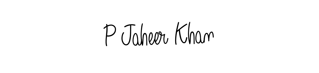 Once you've used our free online signature maker to create your best signature Angelique-Rose-font-FFP style, it's time to enjoy all of the benefits that P Jaheer Khan name signing documents. P Jaheer Khan signature style 5 images and pictures png
