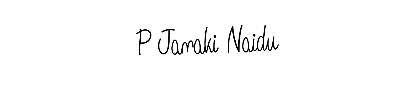 Make a beautiful signature design for name P Janaki Naidu. Use this online signature maker to create a handwritten signature for free. P Janaki Naidu signature style 5 images and pictures png