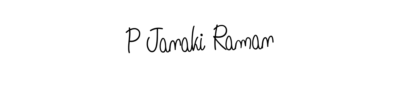 How to make P Janaki Raman signature? Angelique-Rose-font-FFP is a professional autograph style. Create handwritten signature for P Janaki Raman name. P Janaki Raman signature style 5 images and pictures png