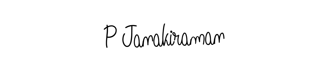 Use a signature maker to create a handwritten signature online. With this signature software, you can design (Angelique-Rose-font-FFP) your own signature for name P Janakiraman. P Janakiraman signature style 5 images and pictures png