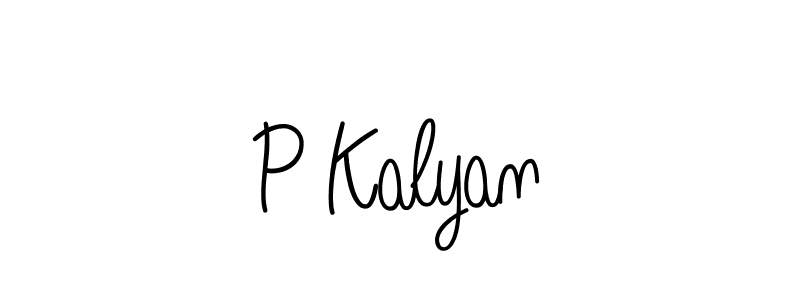 P Kalyan stylish signature style. Best Handwritten Sign (Angelique-Rose-font-FFP) for my name. Handwritten Signature Collection Ideas for my name P Kalyan. P Kalyan signature style 5 images and pictures png