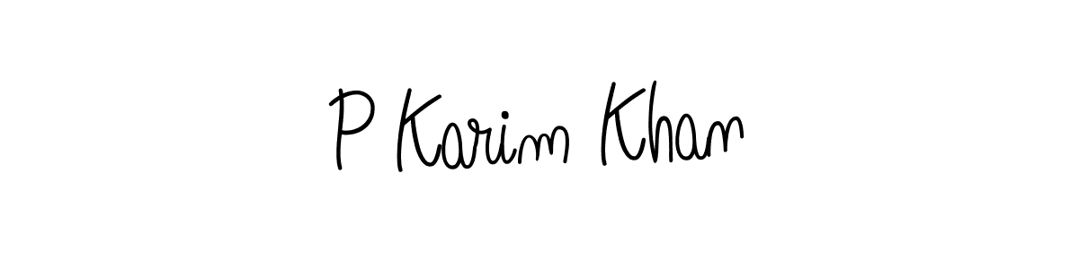 Also You can easily find your signature by using the search form. We will create P Karim Khan name handwritten signature images for you free of cost using Angelique-Rose-font-FFP sign style. P Karim Khan signature style 5 images and pictures png