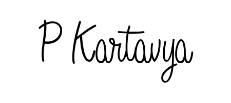 A classic penmanship look for P Kartavya. The Angelique-Rose-font-FFP font brings timeless elegance and confidence to every signed document. P Kartavya signature style 5 images and pictures png
