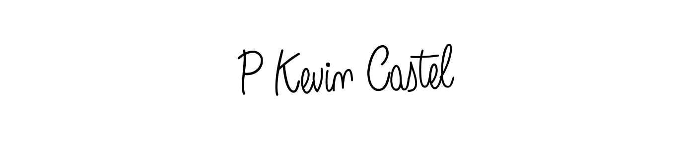 Use a signature maker to create a handwritten signature online. With this signature software, you can design (Angelique-Rose-font-FFP) your own signature for name P Kevin Castel. P Kevin Castel signature style 5 images and pictures png