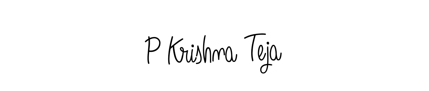 Also You can easily find your signature by using the search form. We will create P Krishna Teja name handwritten signature images for you free of cost using Angelique-Rose-font-FFP sign style. P Krishna Teja signature style 5 images and pictures png