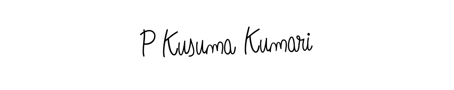 Similarly Angelique-Rose-font-FFP is the best handwritten signature design. Signature creator online .You can use it as an online autograph creator for name P Kusuma Kumari. P Kusuma Kumari signature style 5 images and pictures png