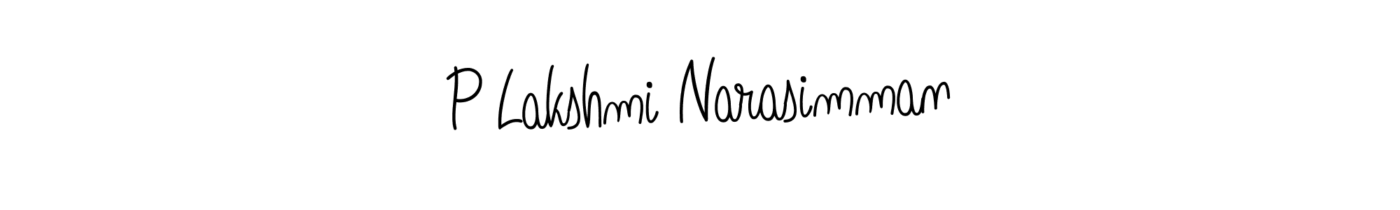 Angelique-Rose-font-FFP is a professional signature style that is perfect for those who want to add a touch of class to their signature. It is also a great choice for those who want to make their signature more unique. Get P Lakshmi Narasimman name to fancy signature for free. P Lakshmi Narasimman signature style 5 images and pictures png
