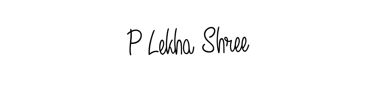 Best and Professional Signature Style for P Lekha Shree. Angelique-Rose-font-FFP Best Signature Style Collection. P Lekha Shree signature style 5 images and pictures png