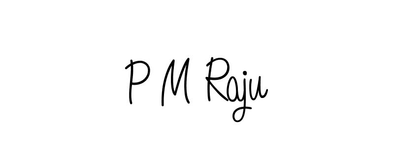 How to Draw P M Raju signature style? Angelique-Rose-font-FFP is a latest design signature styles for name P M Raju. P M Raju signature style 5 images and pictures png