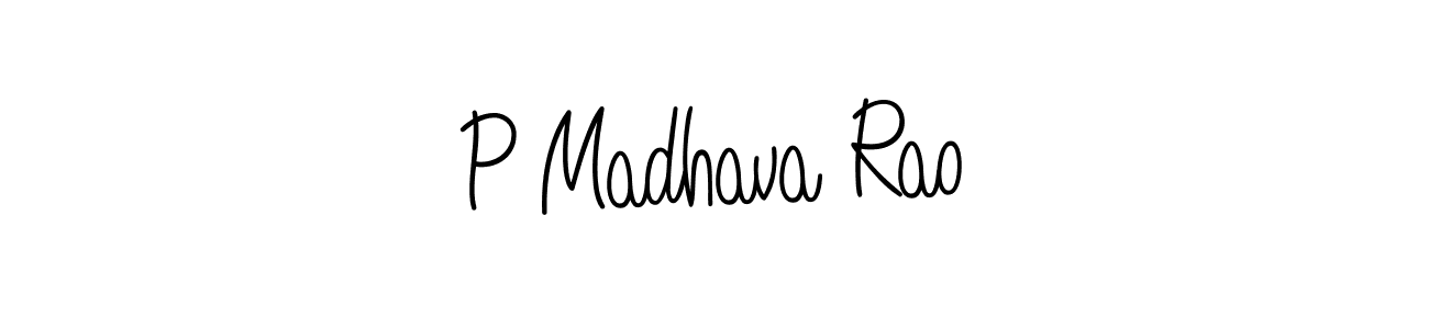 Best and Professional Signature Style for P Madhava Rao. Angelique-Rose-font-FFP Best Signature Style Collection. P Madhava Rao signature style 5 images and pictures png