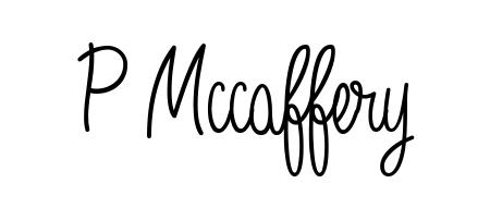 Upgrade your professional image with P Mccaffery signature created with Angelique-Rose-font-FFP font. Fast, free, and watermark-free download. P Mccaffery signature style 5 images and pictures png