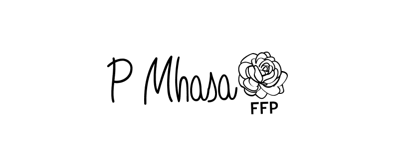 Make a beautiful signature design for name P Mhasa6. Use this online signature maker to create a handwritten signature for free. P Mhasa6 signature style 5 images and pictures png