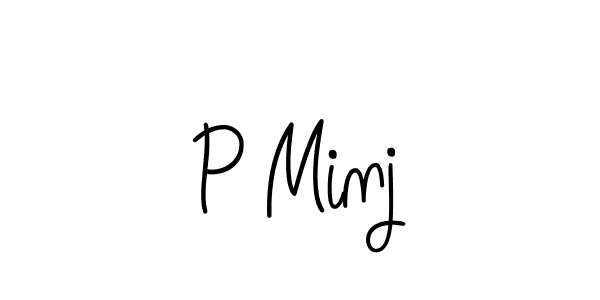 Best and Professional Signature Style for P Minj. Angelique-Rose-font-FFP Best Signature Style Collection. P Minj signature style 5 images and pictures png