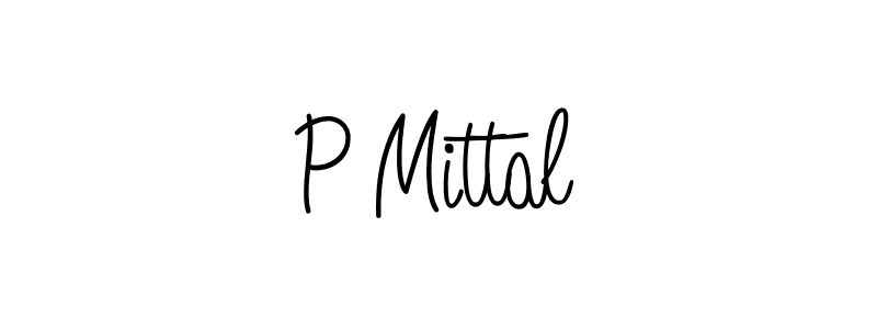 You should practise on your own different ways (Angelique-Rose-font-FFP) to write your name (P Mittal) in signature. don't let someone else do it for you. P Mittal signature style 5 images and pictures png