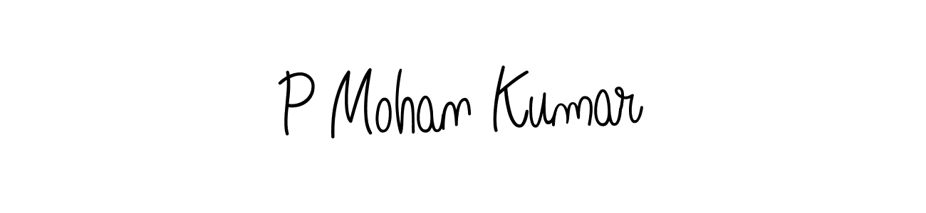 Make a short P Mohan Kumar signature style. Manage your documents anywhere anytime using Angelique-Rose-font-FFP. Create and add eSignatures, submit forms, share and send files easily. P Mohan Kumar signature style 5 images and pictures png