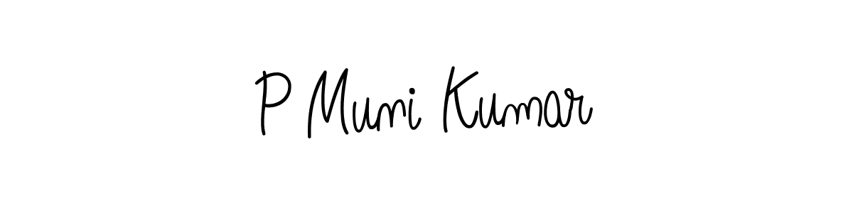 You can use this online signature creator to create a handwritten signature for the name P Muni Kumar. This is the best online autograph maker. P Muni Kumar signature style 5 images and pictures png