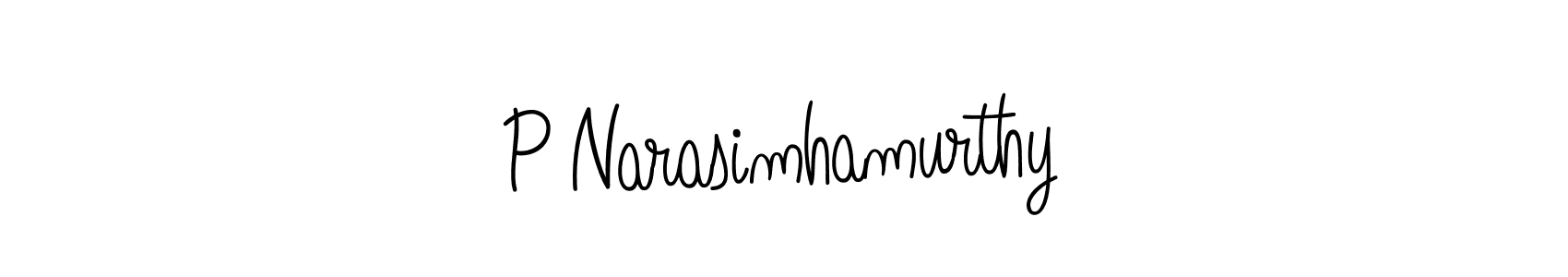 It looks lik you need a new signature style for name P Narasimhamurthy. Design unique handwritten (Angelique-Rose-font-FFP) signature with our free signature maker in just a few clicks. P Narasimhamurthy signature style 5 images and pictures png