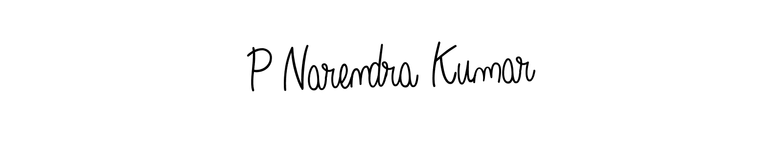 Make a beautiful signature design for name P Narendra Kumar. Use this online signature maker to create a handwritten signature for free. P Narendra Kumar signature style 5 images and pictures png