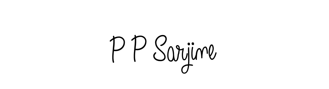 Angelique-Rose-font-FFP is a professional signature style that is perfect for those who want to add a touch of class to their signature. It is also a great choice for those who want to make their signature more unique. Get P P Sarjine name to fancy signature for free. P P Sarjine signature style 5 images and pictures png