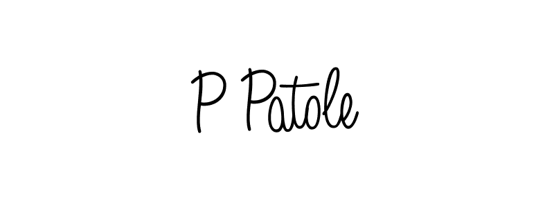 Once you've used our free online signature maker to create your best signature Angelique-Rose-font-FFP style, it's time to enjoy all of the benefits that P Patole name signing documents. P Patole signature style 5 images and pictures png