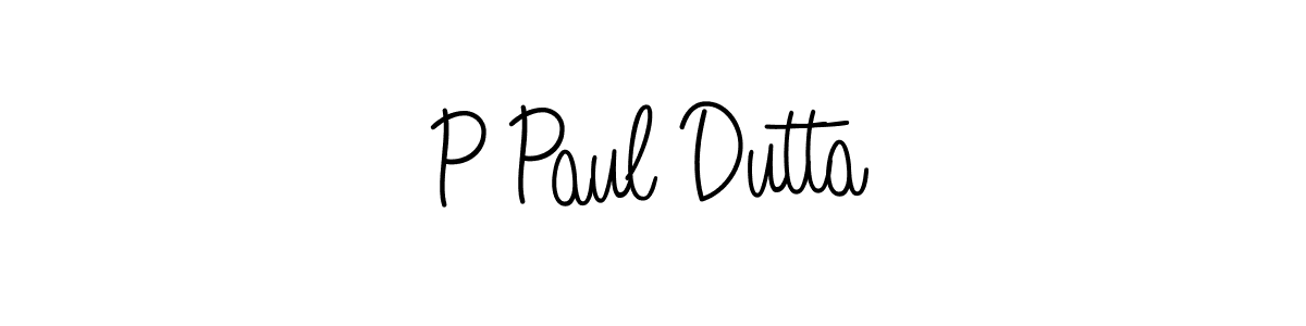 Best and Professional Signature Style for P Paul Dutta. Angelique-Rose-font-FFP Best Signature Style Collection. P Paul Dutta signature style 5 images and pictures png