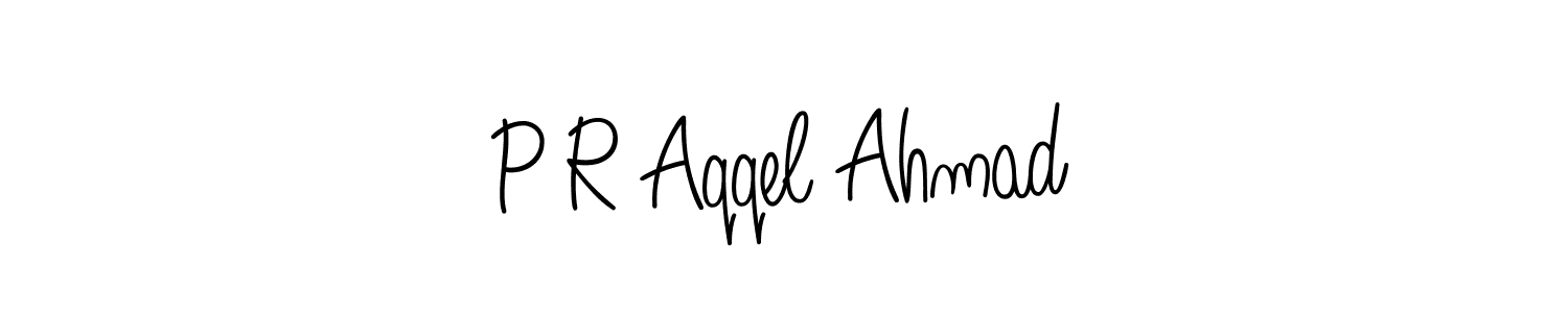 This is the best signature style for the P R Aqqel Ahmad name. Also you like these signature font (Angelique-Rose-font-FFP). Mix name signature. P R Aqqel Ahmad signature style 5 images and pictures png