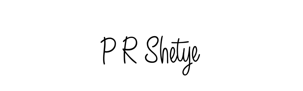 Design your own signature with our free online signature maker. With this signature software, you can create a handwritten (Angelique-Rose-font-FFP) signature for name P R Shetye. P R Shetye signature style 5 images and pictures png