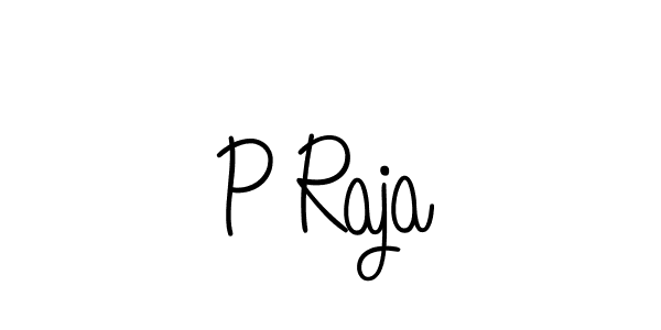 How to make P Raja signature? Angelique-Rose-font-FFP is a professional autograph style. Create handwritten signature for P Raja name. P Raja signature style 5 images and pictures png