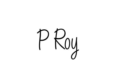 Create a beautiful signature design for name P Roy. With this signature (Angelique-Rose-font-FFP) fonts, you can make a handwritten signature for free. P Roy signature style 5 images and pictures png