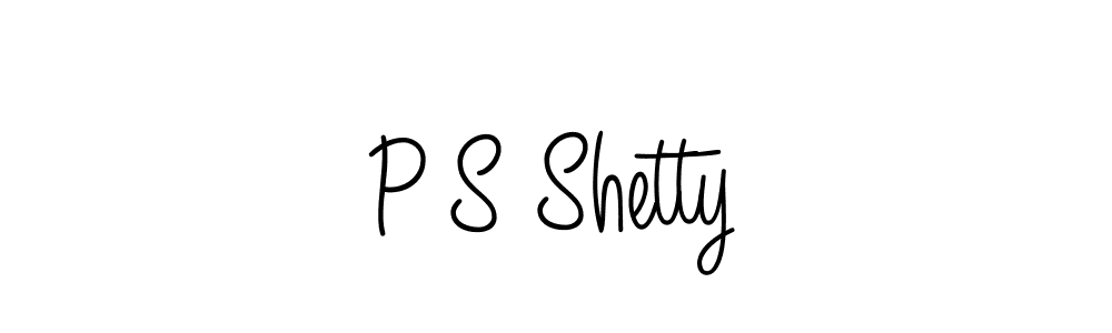 How to Draw P S Shetty signature style? Angelique-Rose-font-FFP is a latest design signature styles for name P S Shetty. P S Shetty signature style 5 images and pictures png