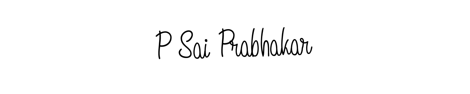 How to Draw P Sai Prabhakar signature style? Angelique-Rose-font-FFP is a latest design signature styles for name P Sai Prabhakar. P Sai Prabhakar signature style 5 images and pictures png