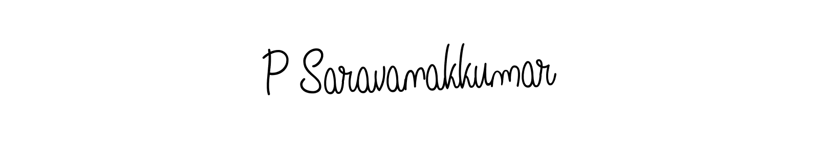 Make a beautiful signature design for name P Saravanakkumar. Use this online signature maker to create a handwritten signature for free. P Saravanakkumar signature style 5 images and pictures png
