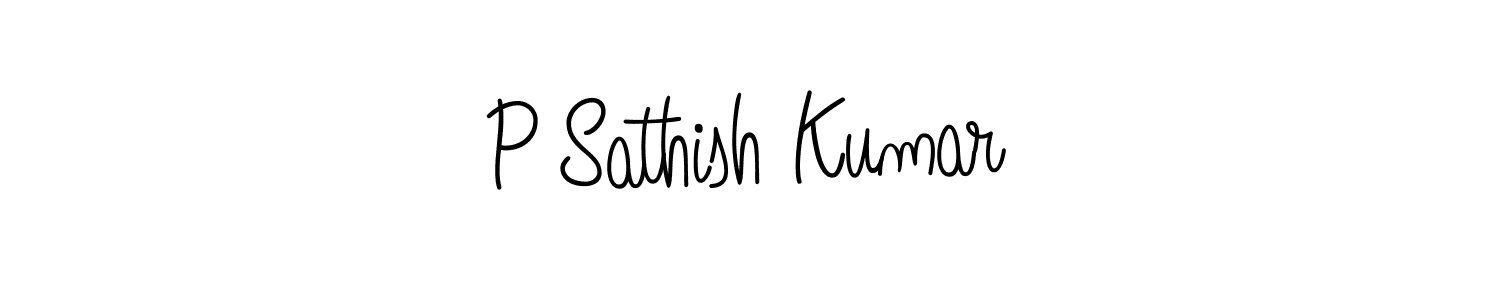 Also You can easily find your signature by using the search form. We will create P Sathish Kumar name handwritten signature images for you free of cost using Angelique-Rose-font-FFP sign style. P Sathish Kumar signature style 5 images and pictures png