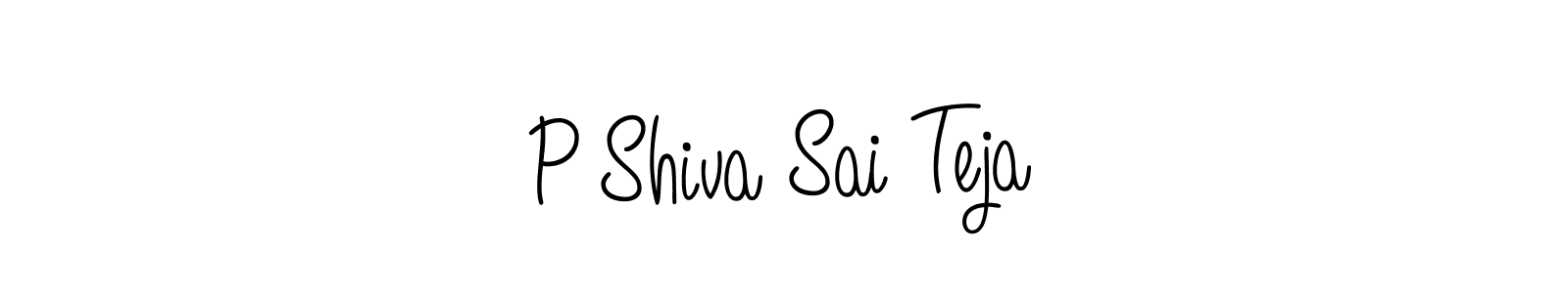 P Shiva Sai Teja stylish signature style. Best Handwritten Sign (Angelique-Rose-font-FFP) for my name. Handwritten Signature Collection Ideas for my name P Shiva Sai Teja. P Shiva Sai Teja signature style 5 images and pictures png