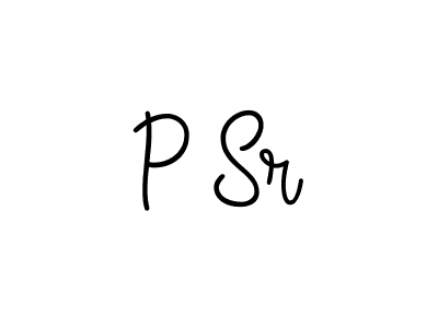 You should practise on your own different ways (Angelique-Rose-font-FFP) to write your name (P Sr) in signature. don't let someone else do it for you. P Sr signature style 5 images and pictures png