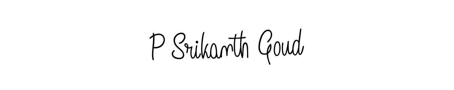 You can use this online signature creator to create a handwritten signature for the name P Srikanth Goud. This is the best online autograph maker. P Srikanth Goud signature style 5 images and pictures png