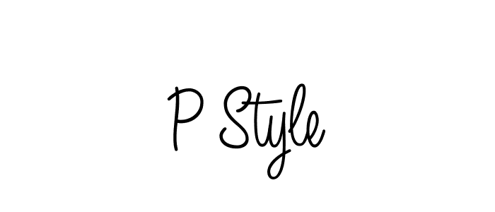 How to make P Style name signature. Use Angelique-Rose-font-FFP style for creating short signs online. This is the latest handwritten sign. P Style signature style 5 images and pictures png