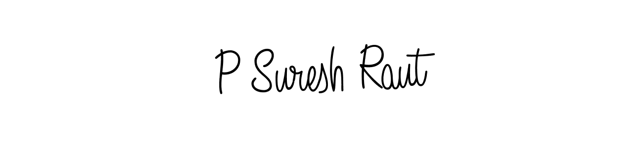 Make a short P Suresh Raut signature style. Manage your documents anywhere anytime using Angelique-Rose-font-FFP. Create and add eSignatures, submit forms, share and send files easily. P Suresh Raut signature style 5 images and pictures png
