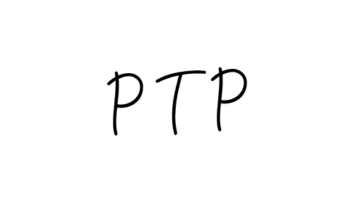 P T P stylish signature style. Best Handwritten Sign (Angelique-Rose-font-FFP) for my name. Handwritten Signature Collection Ideas for my name P T P. P T P signature style 5 images and pictures png