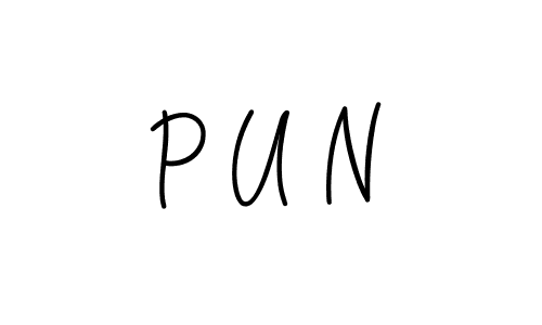 Make a beautiful signature design for name P U N. Use this online signature maker to create a handwritten signature for free. P U N signature style 5 images and pictures png