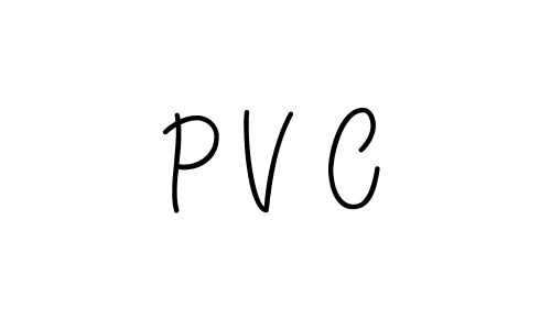 Also we have P V C name is the best signature style. Create professional handwritten signature collection using Angelique-Rose-font-FFP autograph style. P V C signature style 5 images and pictures png