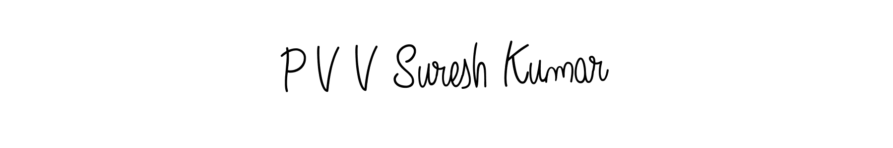 Similarly Angelique-Rose-font-FFP is the best handwritten signature design. Signature creator online .You can use it as an online autograph creator for name P V V Suresh Kumar. P V V Suresh Kumar signature style 5 images and pictures png