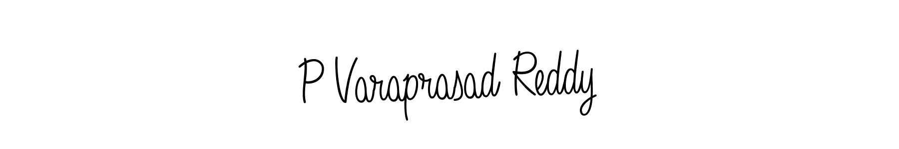 Design your own signature with our free online signature maker. With this signature software, you can create a handwritten (Angelique-Rose-font-FFP) signature for name P Varaprasad Reddy. P Varaprasad Reddy signature style 5 images and pictures png
