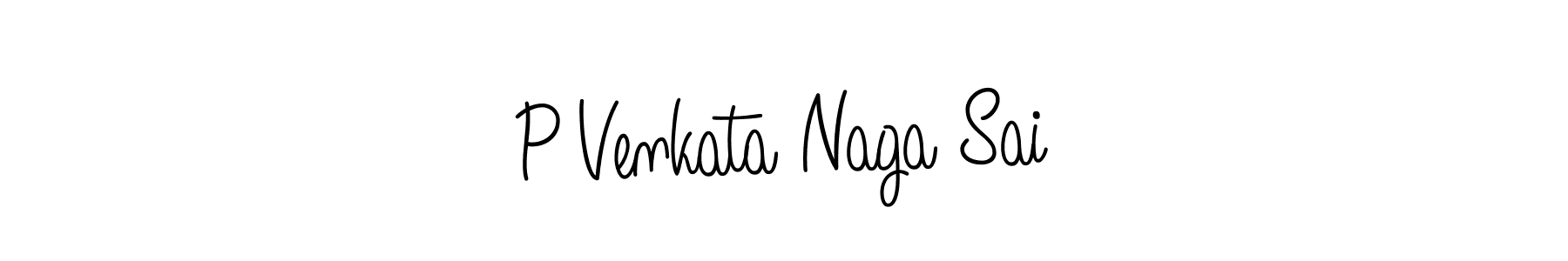 Also we have P Venkata Naga Sai name is the best signature style. Create professional handwritten signature collection using Angelique-Rose-font-FFP autograph style. P Venkata Naga Sai signature style 5 images and pictures png